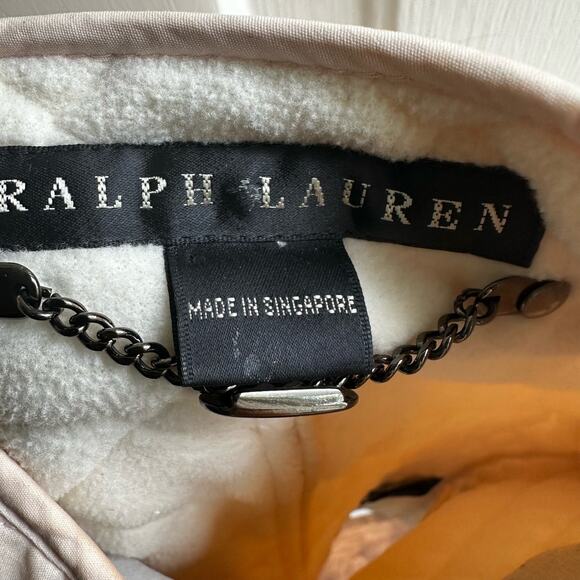 Ralph Lauren Black Label Blush Pink Quilted Fleece Lined Jacket - Picture 8 of 9